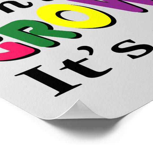 Niet opgroeien, het is een val poster (Hoek)