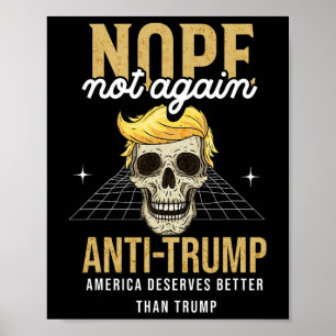 Niet opnieuw anti-Trump 2024 Poster