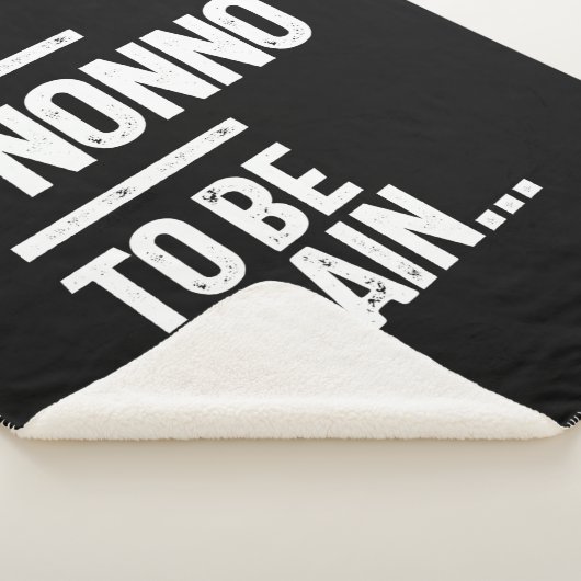 Niet opnieuw te zijn | Grootvader Gift Sherpa Deken (3/4)