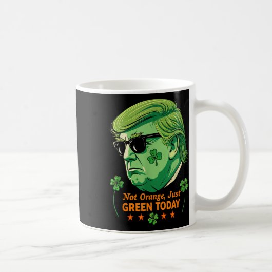 Niet Oranje, gewoon groen - St. Patrick's Day Trum Koffiemok (Rechts)