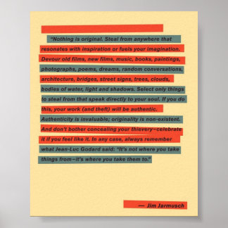 Niet origineel poster