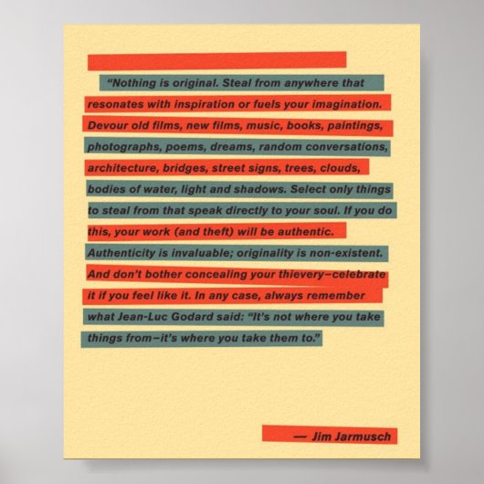 Niet origineel poster (Voorkant)