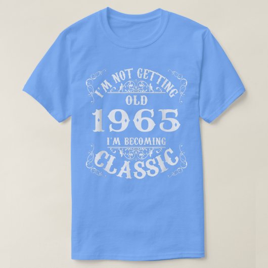 Niet oud ik ben de klassieke 57e verjaardag van 19 t-shirt (Design voorkant)