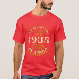 Niet oud ik ben de klassieke 87e verjaardag van 19 t-shirt