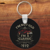 Niet oud Ik ben een Classic Custom Built 1972, Sleutelhanger (Voorkant)