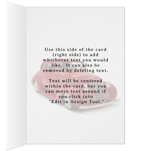 Niet oud, klassieke rode coupe 85e verjaardag w De (Binnen (Rechts))