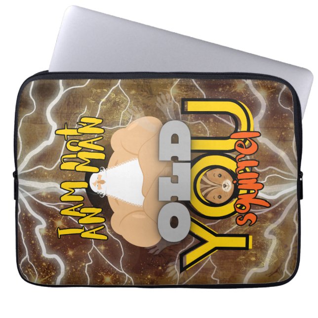 Niet oud laptop sleeve (Voorkant)