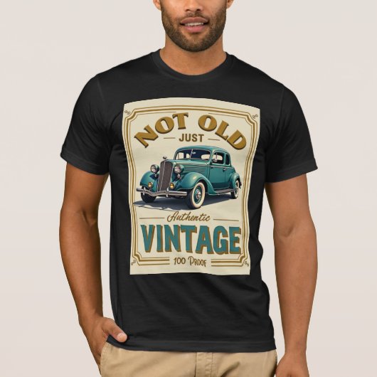 Niet oud, maar  – Authentic Classic Car Shirt (Voorkant)
