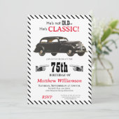 Niet oud maar Classic 1939 Auto Mannen Kaart (Staand voorkant)