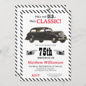 Niet oud maar Classic 1939 Auto Mannen Kaart (Voorkant / Achterkant)