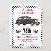 Niet oud maar Classic 1939 Auto Mannen Kaart (Voorkant)