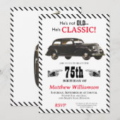 Niet oud maar Classic 1939 Auto Mannen Kaart (Voorkant / Achterkant)