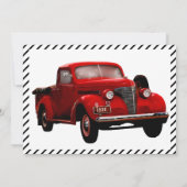 Niet oud maar Classic 1939 Truck Mannen Kaart (Achterkant)