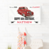 Niet oud maar klassiek rood 1939 Coupe Leeftijd Ve Spandoek (Insitu)