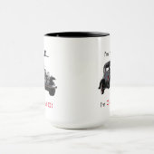 Niet oud, maar klassieke woekerwagen mok (Midden)