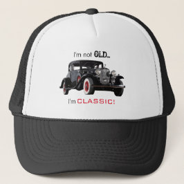 Niet oud, maar klassieke woekerwagen trucker pet