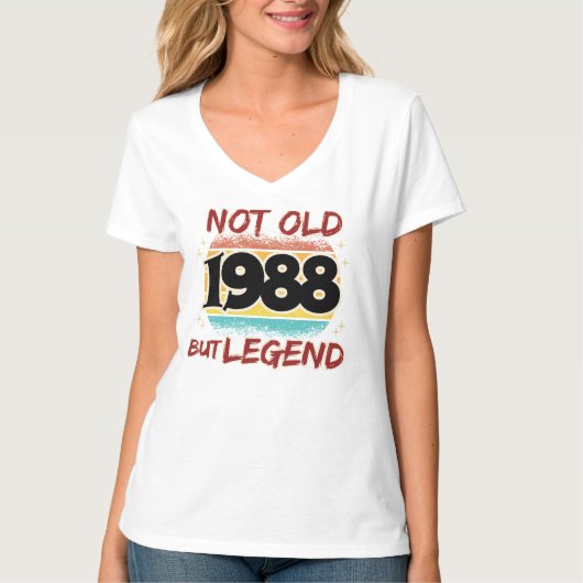 Niet oud maar legende 1988 t-shirt (Voorkant)
