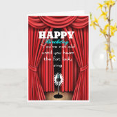 Niet oud totdat je de dikke dame hoort zingen kaart (Gele Bloem)