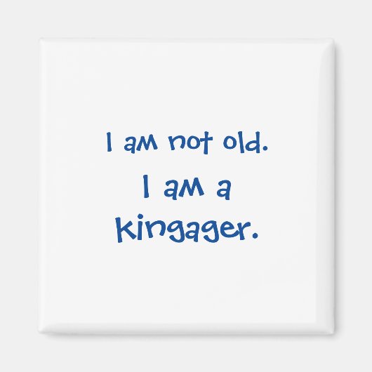 Niet Oude Kingager Magneet (Voorkant)