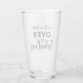 Niet ouder dan Fabulous – Grappige verjaardagsquot Glas (Achterkant)
