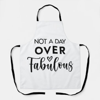 Niet ouder dan Fabulous – Grappige verjaardagsquot Schort