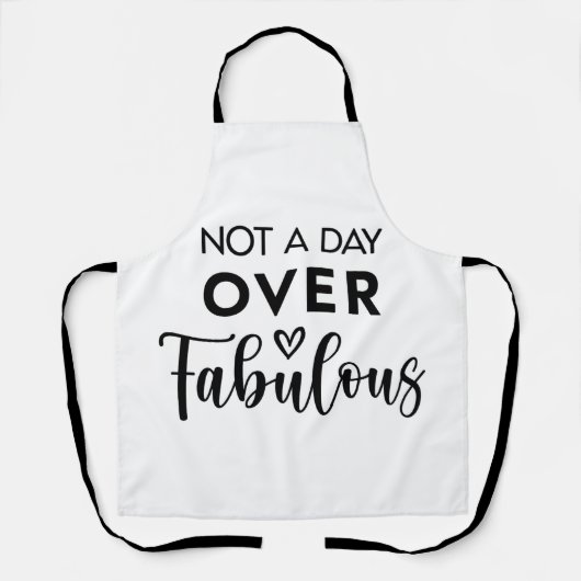 Niet ouder dan Fabulous – Grappige verjaardagsquot Schort (Voorkant)