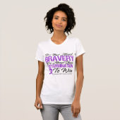 Niet over Bravery - GIST Cancer T-shirt (Voorkant volledig)