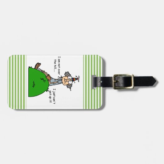 Niet over de Humor van de Heuvel Bagagelabel (Voorkant horizontaal)