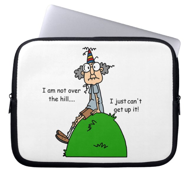 Niet over de Humor van de Heuvel Laptop Sleeve (Voorkant)