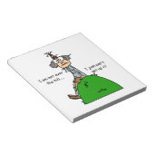 Niet over de Humor van de Heuvel Notitieblok (Schuin)