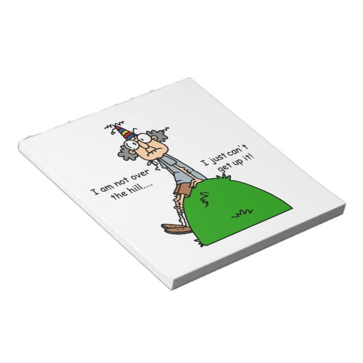 Niet over de Humor van de Heuvel Notitieblok (Schuin)