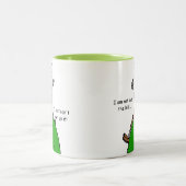 Niet over de Humor van de Heuvel Tweekleurige Koffiemok (Center)