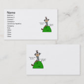 Niet over de Humor van de Heuvel Visitekaartje (Voorkant / Achterkant)