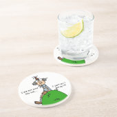 Niet over de Humor van de Heuvel Zandsteen Onderzetter (Zijkant)