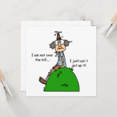 Niet over de Humor van Hill Kaart (Voorkant / Achterkant in situ)