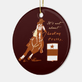 Niet over kijken keramisch ornament (Links)