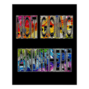 Niet overal heen - LGBTQIA+ Pride Perfect Poster