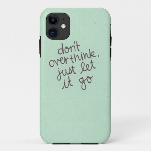 Niet overdenken Case-Mate iPhone case (Achterkant)