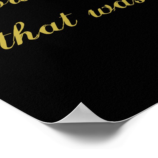 "Niet overdenken" inspirerend poster (Hoek)