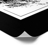 Niet overhaast, laatste minuut, altijd laat konijn poster (Hoek)