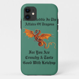 Niet overpeinzen bij Dragons Case-Mate iPhone Case
