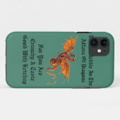Niet overpeinzen bij Dragons Case-Mate iPhone Case (Achterkant (horizontaal))
