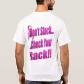 Niet overslaan - een stap achteruit t-shirt (Achterkant)