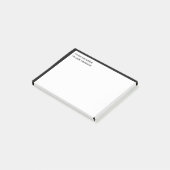 Niet overwerkt, ik ben onder invloed post-it® notes (Schuin)