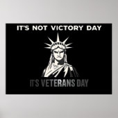 Niet Overwinningsdag - Veterans Day Statement Desi Poster (Voorkant)