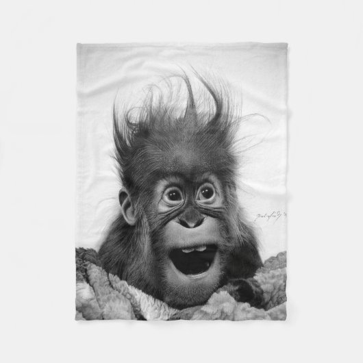 NIET PANIC Fleece Blanket Deken (Voorkant)