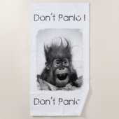NIET PANIEK! Beach Towel Strandlaken (Voorkant)