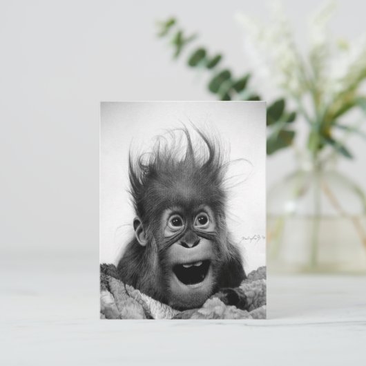 NIET PANIEK! Briefkaart (Staand voorkant)