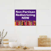 Niet-partijdige herindeling nu poster (Keuken)