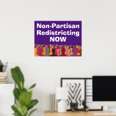 Niet-partijdige herindeling nu poster (Thuiskantoor)
